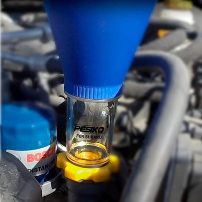 Engine Oil Funnel Spill-Free Hands-Free Compatible with Buick, Cadillac, Chevrolet, and GMC Vehicles for Fast & Easy Oil Change