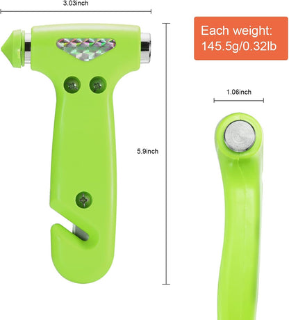 THINKWORK Car Safety Hammer, 3-in-1 Emergency Escape Tool with One Second Window Breaker and Seat Belt Cutter, Safety Emergency Car Escape Tool for Car, Office, Home, Black