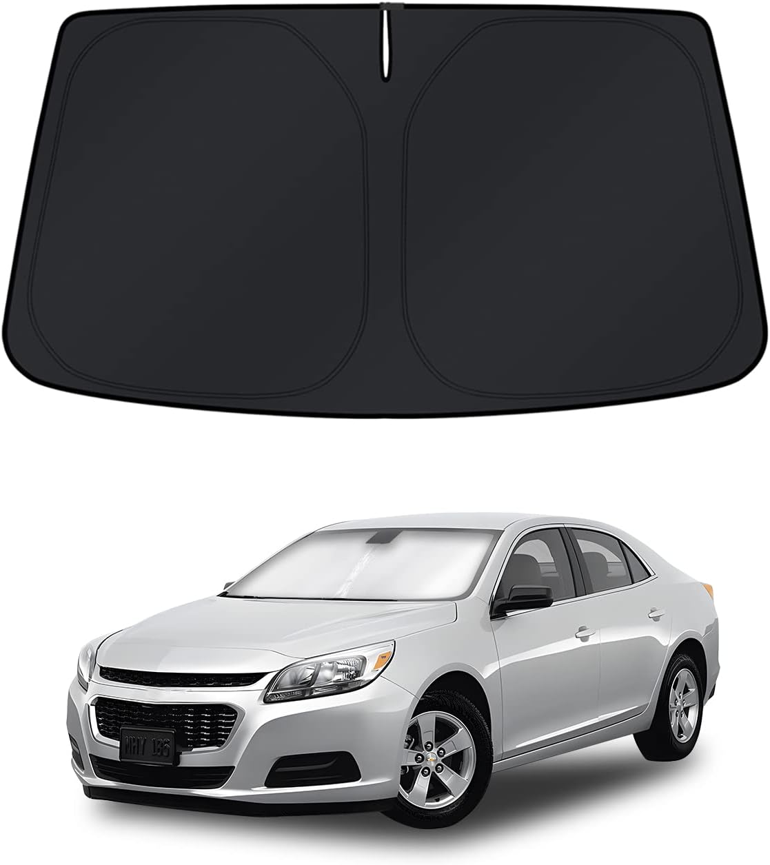 KUST Windshield Sun Shade for Toyota RAV4 2019-2022 2023 2024 2025 2026 Window Accessories Shade Sun Visor Cover Foldable Block UV Rays - Colors F