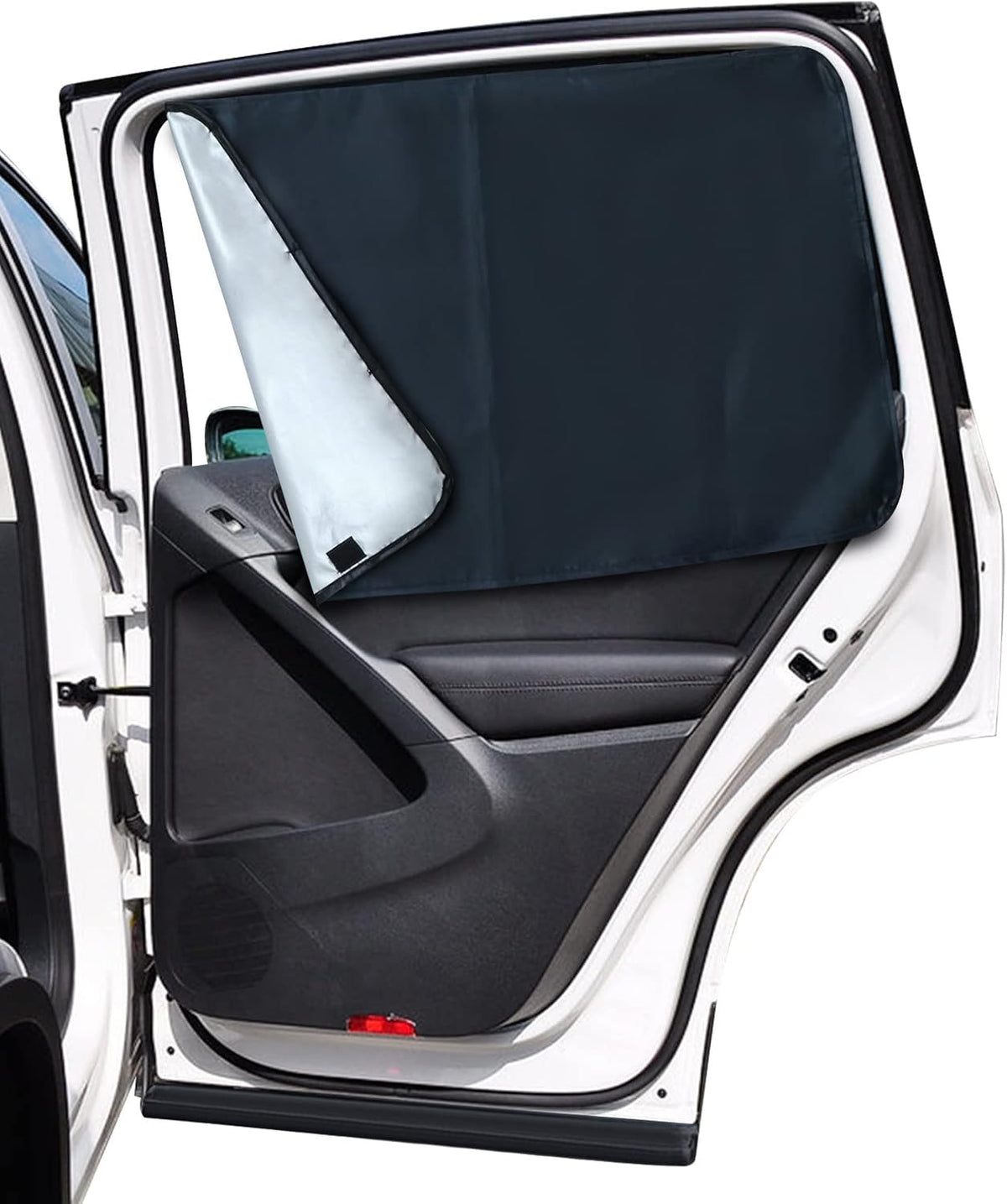 Lechin Car Window Shades for Side Window, 2 PCS, 31.5 x 20 in | For Baby, 10 M40 Magnets, Block Heats and UV Rays