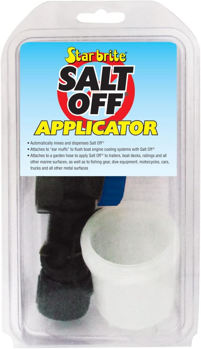STAR BRITE Salt Off Concentrate - Ultimate Salt Remover Wash & Marine Engine Flush for Boats, Vehicles, Trailers, and More - 128 OZ Gallon (093900N)
