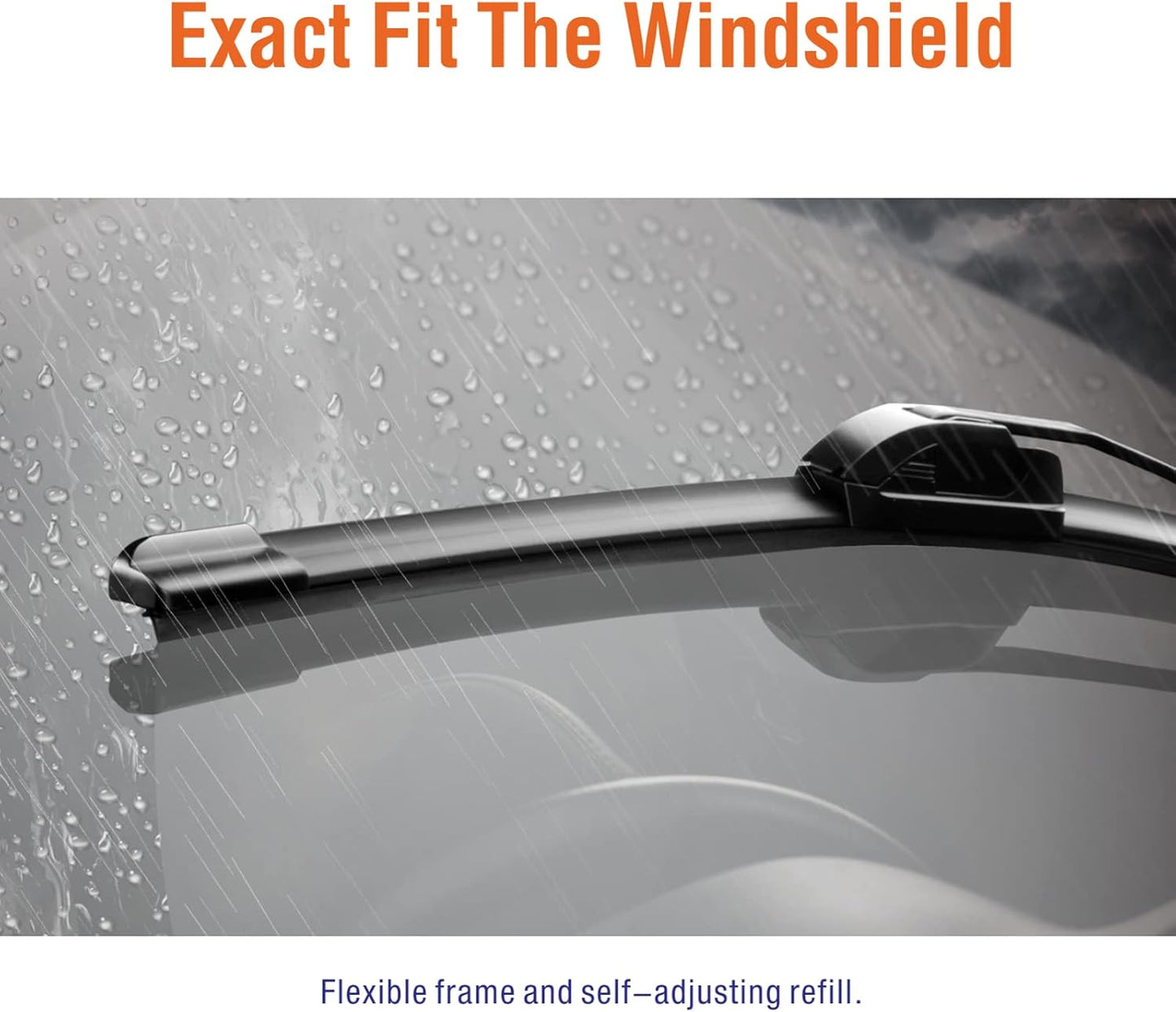 Wiper Blades 26" + 16" Automotive Replacement Windshield Wiper Blades for My Car Premium All-Seasons OE Quality Wipers for Front Windshield(Set of 2)