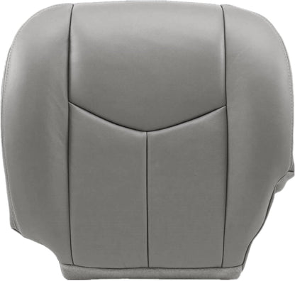 NLQR #522 Light Tan Front Driver Bottom Replacement Seat Cover Microfiber Leather Compatible with Chevy Avalanche Tahoe Suburban GMC Yukon XL 2003 2004 2005 2006