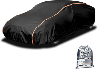 Waterproof Sport Car Cover, Super Lightweight Small Outdoor Car Cover Rain Car Covers for Automobiles All Weather Waterproof Fit Coupe 163" to 178"