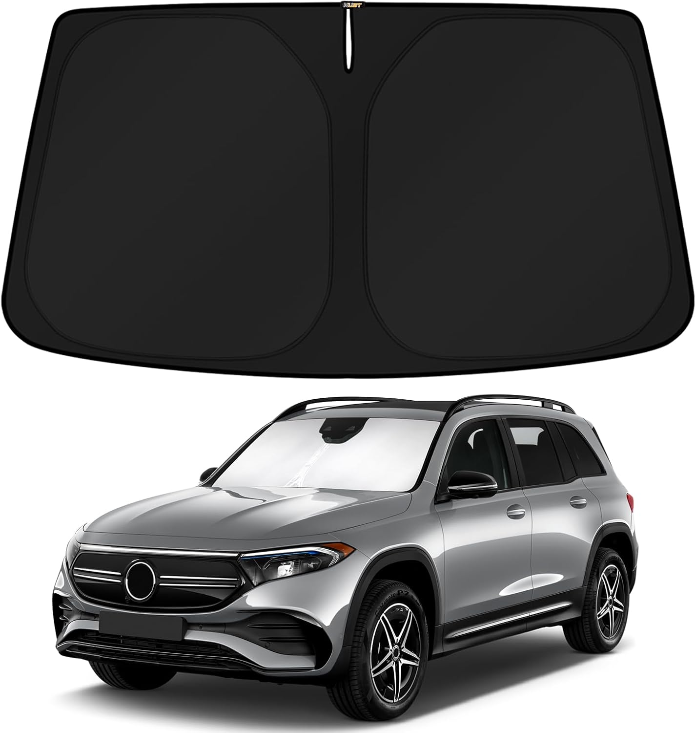 KUST Windshield Sun Shade for Toyota RAV4 2019-2022 2023 2024 2025 2026 Window Accessories Shade Sun Visor Cover Foldable Block UV Rays - Colors D