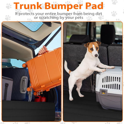 Flintronic Large Rear Bumper Protector for Cars, 38 x 25 Inch Foldable Car Rear Bumper Protector Guard, Universal Bumper Protector, Prevents Scratches During SUV, Truck, Van Loading and Unloading