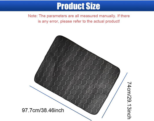 Car Trunk Cargo Liner, 38"×29" Scratch-Resistant Car Floor Mat, Washable Auto Trunk Protective Mat, Fashionable Vehicle Interior Decoration Accessories for SUVs, Trucks (Style1)