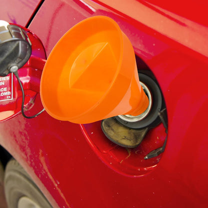 2pcs Filler Funnel 02562 Lubeo 6” Funnel Offset Transmission Oil Large Plastic Automotive s Large Strainer Transmission Fluid Flexible Vehicle Abs