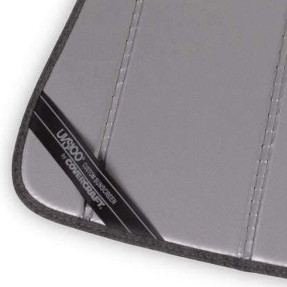 Covercraft UVS100 Custom Sunscreen for 2014-19 Silverado/Sierra 1500 (2019 Classic) & 2015-19 2500/3500 Without Lane Departure Warning System - Silver