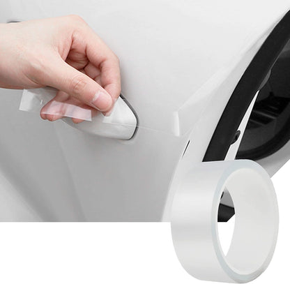 MYFAMIREA Anti-Scratch Anti-Collision Adhesive Strip Car Door Edge Guard Protector Strip Car Door Scuff Plate Protectors Transparent Invisible Tape for Rear Bumper/Door(33Ft x 2In)