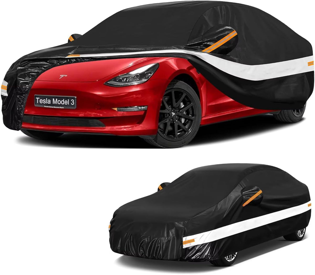10 Layers Car Cover Custom Fit for Mercedes Benz C Class C250 C300 C43 C63 (1993-2026), Waterproof All Weather for Automobiles, Outdoor Full Cover Sun Dust Rain Protection with Cotton. Black - Colors B