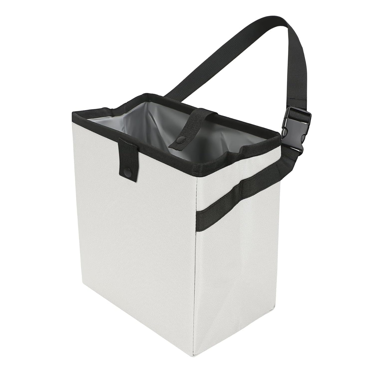 Homelove Car Trash Can, Leak-Proof Waterproof Trash Bin Collapsible Portable Auto Garbage Bag Large Capacity Trashcan Storage Bag Multipurpose Car Organizer Hanging (Black)