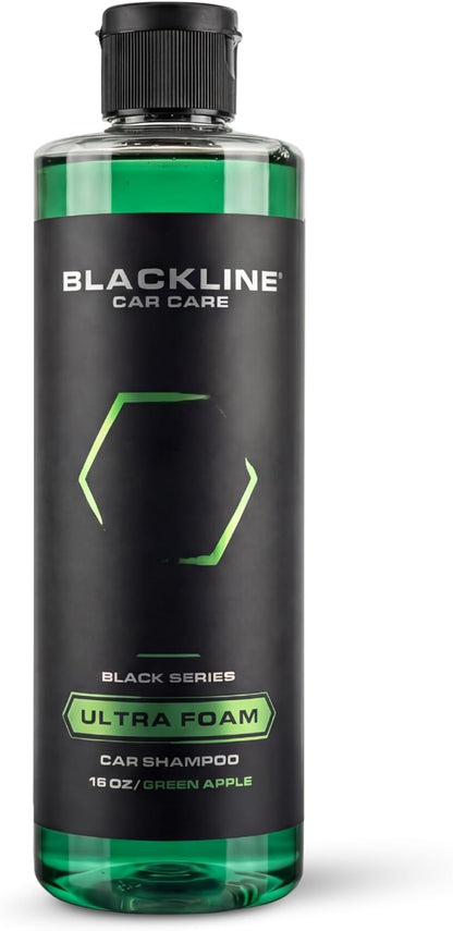 Blackline Automotive Extreme Foaming Car Shampoo - Extreme Ultra Foam Perfect for Ceramic Coatings - Compatible with Foam Cannon for Pressure Washer (16 FL Oz, Dark Ice)