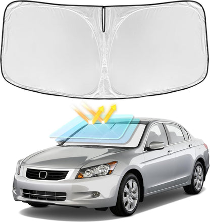 for Toyota Tacoma 2016-2023 2024 2025 2026 Sun Shade Sunshade Windshield Cover - 4 Layers Front Window Shade Custom Fit Tacoma 2Dr 4Dr Pickup Sun Visor 240T Shade Blocks UV Rays Car Accessories - Colors G