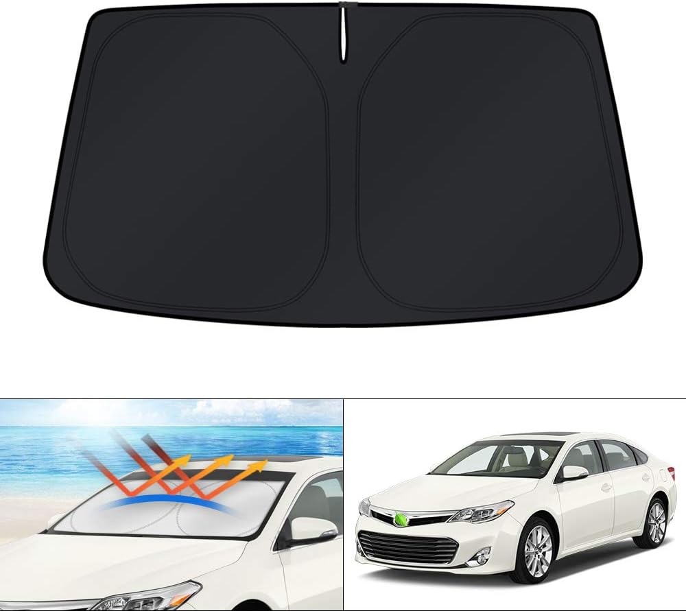 KUST Windshield Sun Shade for Toyota RAV4 2019-2022 2023 2024 2025 2026 Window Accessories Shade Sun Visor Cover Foldable Block UV Rays - Colors B