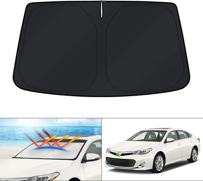KUST Windshield Sun Shade for Toyota RAV4 2019-2022 2023 2024 2025 2026 Window Accessories Shade Sun Visor Cover Foldable Block UV Rays - Colors B