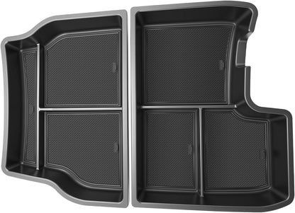 SKTU 2-Pack 2023 2024 2025 2026 Lexu s RX350 Center Console Organizer for 2023-2026 Lexu s RX350/RX450h/RX500h Console Tray 2023 2024 2025 2026 RX350 Accessories with Sunglasses Holder [Double Layers]