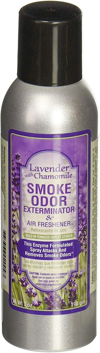 Tobacco Outlet Products - Creamy Vanilla and Lavender With Chamomile Smoke Odor Exterminator 7oz Sprays 2 Pack (1 Each)