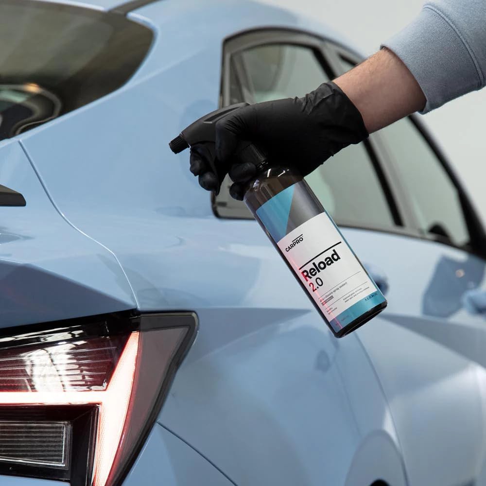 CARPRO Reload 2.0 Spray Sealant, Silica + Siloxane Ceramic Spray for Ceramic Coating, Super Hydrophobic, Self-Cleaning: Improved Gloss, Slickness, Water Spot & Chemical Resistance - 500mL (17oz)