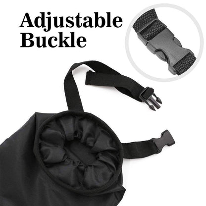 IPELY Universal Car Garbage Bag Back Seat Headrest Litter Trash Garbage Can (Black)