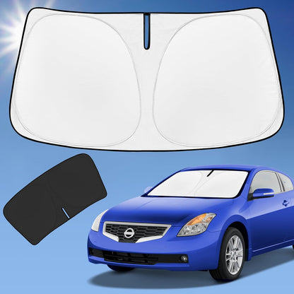 for Toyota Tacoma 2016-2023 2024 2025 2026 Sun Shade Sunshade Windshield Cover - 4 Layers Front Window Shade Custom Fit Tacoma 2Dr 4Dr Pickup Sun Visor 240T Shade Blocks UV Rays Car Accessories - Colors F
