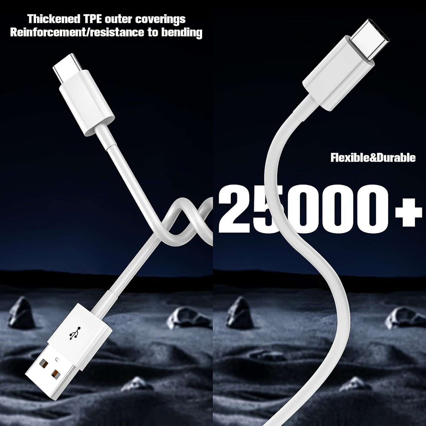 Car Carplay Cable for iPhone 17/16/15,iPhone 16/15 Plus17/16/15 Pro 17/16/15Pro Max charger ,USB A to USB C for Carplay USB C Cord, iPad USB C Cable 10th, iPad Air Car Charger Cable Cord 3FT (White)