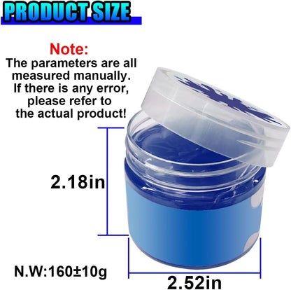 Car Cleaning Gel, No-Scratch Automotive Dust Cleaning Putty, Car Interior Cleaner Slime with Adsorption Capacity, Universal Vehicle Detailing Supplies for Most Cars (Blue)
