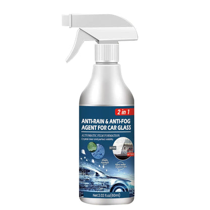 60ml Anti Fog Spray for Windshield, 1/2/3/5 Car Glass Waterproof Coating Agent, Auto Rain Agent Spray, Anti Fog Rain Prevention Spray for Car Interior Windscreen Mirrors Swimming Goggles