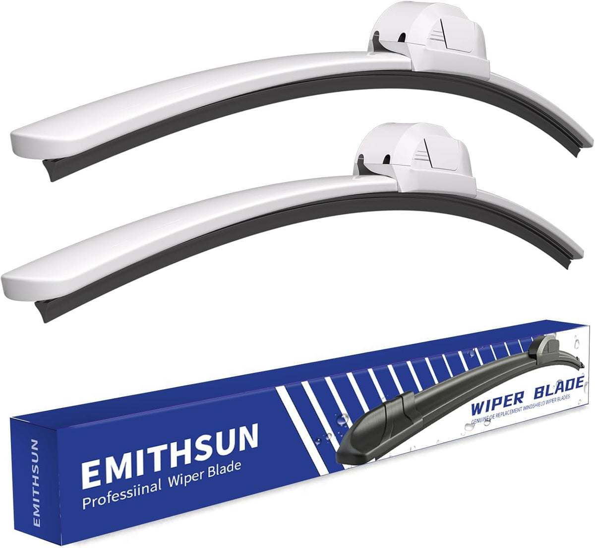 OEM QUALITY 26" + 16" Premium All-Seasons Stable And Quiet Windshield Wiper Blades(Set of 2) - Colors A