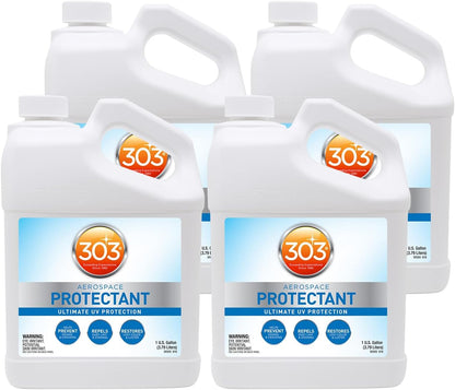 303 Products Aerospace Protectant Spray, UV Protection for Outdoor Surfaces – Protects Vinyl, Plastic & Rubber, Repels Dust & Dirt, Matte Finish, 10 oz