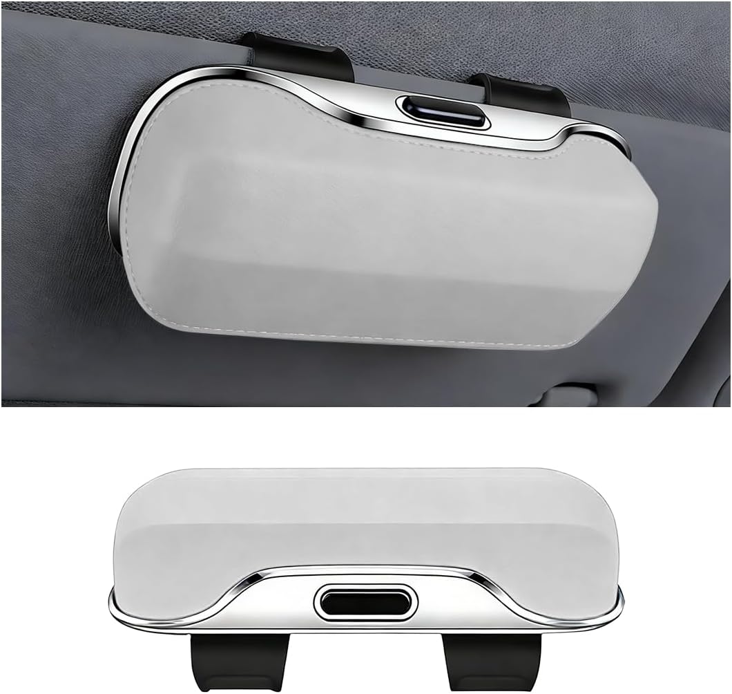 Car Sun Visor Organizer, Car Visor Pocket Wallet Pouch Holder, Vehicle Sunshade Glasses Case Storage Bag with Multi-Pocket Net Zipper, Auto Interior Accessories Universal for SUV Truck Van (Black)