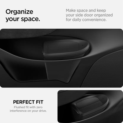 Spigen Door Pocket XL Car Trash Can [with Magnetic Lid] Waterproof Door Pocket Organizer 2025 2026 Tesla Model Y Juniper Premium & Performance Accessories - Driver Side Only