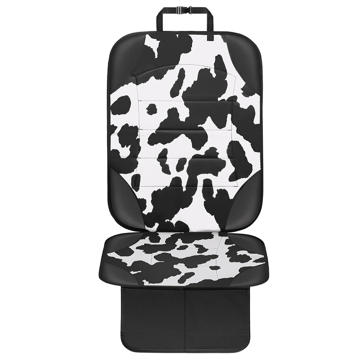 Siivton Car Seat Protector for Child Car Seat,Waterproof Car Seat Cover for Leather and Fabric Seats, 2 Mesh Pockets, Non-Slip Bottom,Thick Padding Cushion