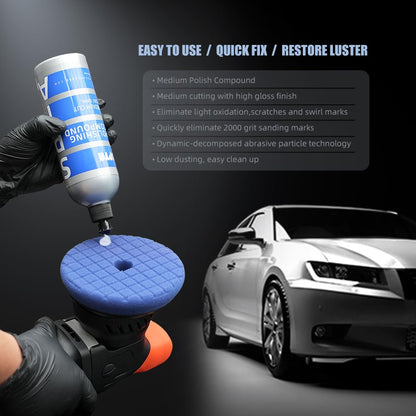Mix Polishing Compound, SPTA 4.06oz (120ml) Polishing Compound Car Scratch & Swirl Remover Rubbing Compound & Finishing Polish Buffing Compound Swirl Remover for Cars Automotive Paint Correction