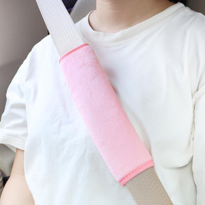 yuntop 2 PCS Car Seat Belt Pads Cover Soft Seat Belt Shoulder Pad Safety Belt Strap Shoulder Pad Comfortable Driving Compatible with Most Cars Helps Protect You Neck and Shoulder (Black)