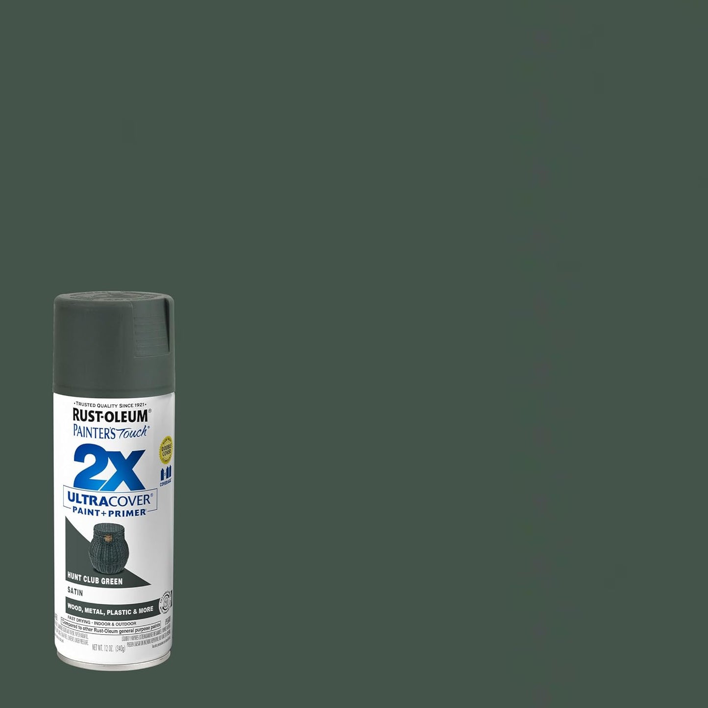 Rust-Oleum 334029 Painter's Touch 2X Ultra Cover Spray Paint, 12 oz, Gloss Clear - Colors F