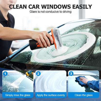 2026 New Handheld Glass Oil-Film Remover, Car Glass Cleaner Oils Film Cleaning Brush, Q4 Glass Guard Windshield Cleaner & Oil Films Remover Emulsion Coating for Cars Window, Crystal Clear View (1Pcs)