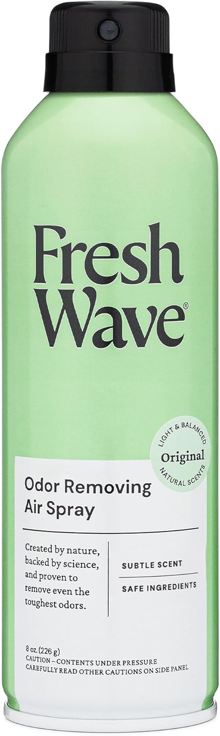 Fresh Wave Original Scent Odor Removing Spray, 8 fl. oz. | Pack of 2 | Odor Absorber for Home, Furniture, Fabrics & Trash | Safer Odor Relief