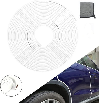 Winunite 32.8ft (10m) Car Door Edge Guards Clear – Self-Adhesive PVC, U-Shaped, Fits Most Vehicles, Scratch- and Chip-Resistant – Reduces Dings in Parking Lots