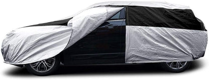 Titan Premium Multi-Layer PEVA Car Cover for Compact SUV 170-187". Waterproof, UV Protection, Anti-Scratch Protective Lining, Driver-Side Zippered Opening. Fits Rav4, Rogue, CR-V and More.