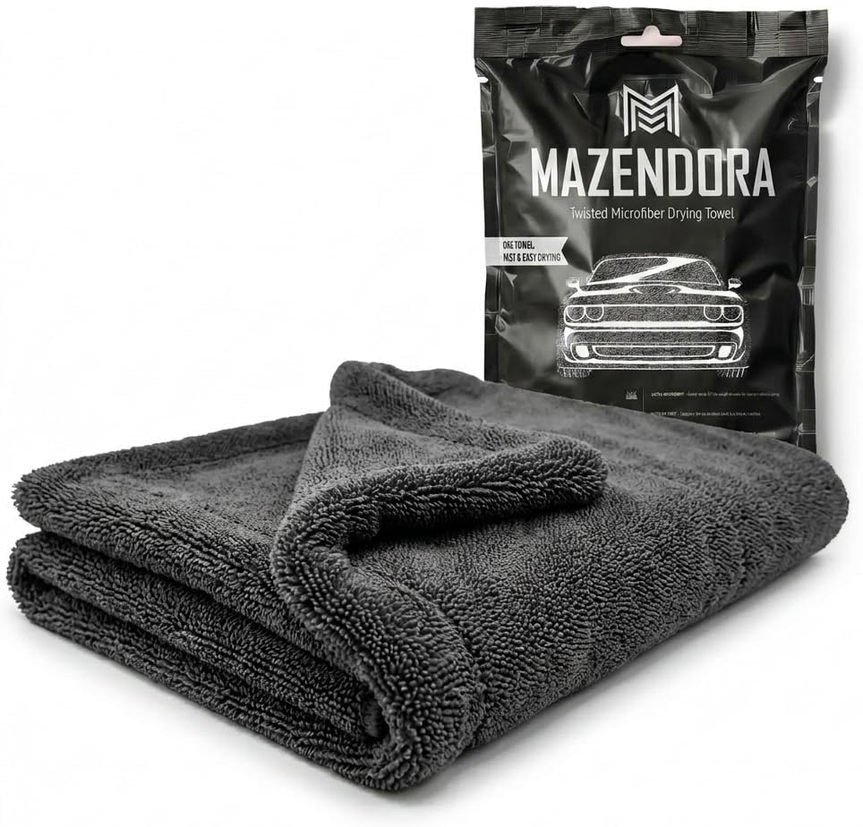 Twisted Microfiber Towel, Premium Microfiber Towels for Cars, Car Drying Towel, Ultra Absorbent Quick Dry Towel, Drying Cloths Auto Detailing for Streak Free Auto Finish