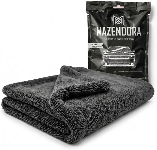 Twisted Microfiber Towel, Premium Microfiber Towels for Cars, Car Drying Towel, Ultra Absorbent Quick Dry Towel, Drying Cloths Auto Detailing for Streak Free Auto Finish
