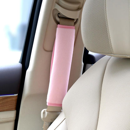 yuntop 2 PCS Car Seat Belt Pads Cover Soft Seat Belt Shoulder Pad Safety Belt Strap Shoulder Pad Comfortable Driving Compatible with Most Cars Helps Protect You Neck and Shoulder (Black)