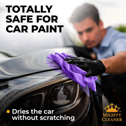 Premium Shammy Cloth for Car Drying - 26”x17” - Super Absorbent Chamois Towel for Car - Scratch-Free, Reusable & Soft