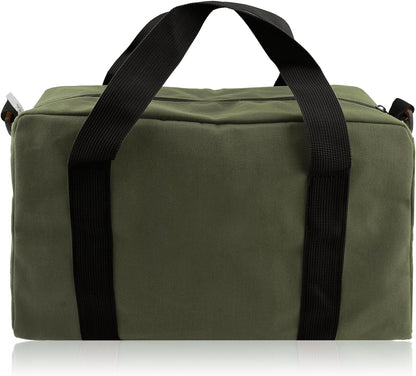 Small Tool Bag,Close Top Wide Mouth Tool Organizer Bag,Large Capacity Tool Bags for Men,Canvas Tool Storage Bag for Storage Handbag for Screwdrivers,Wrench,Pliers Hand Tools (black, 12 Inch)