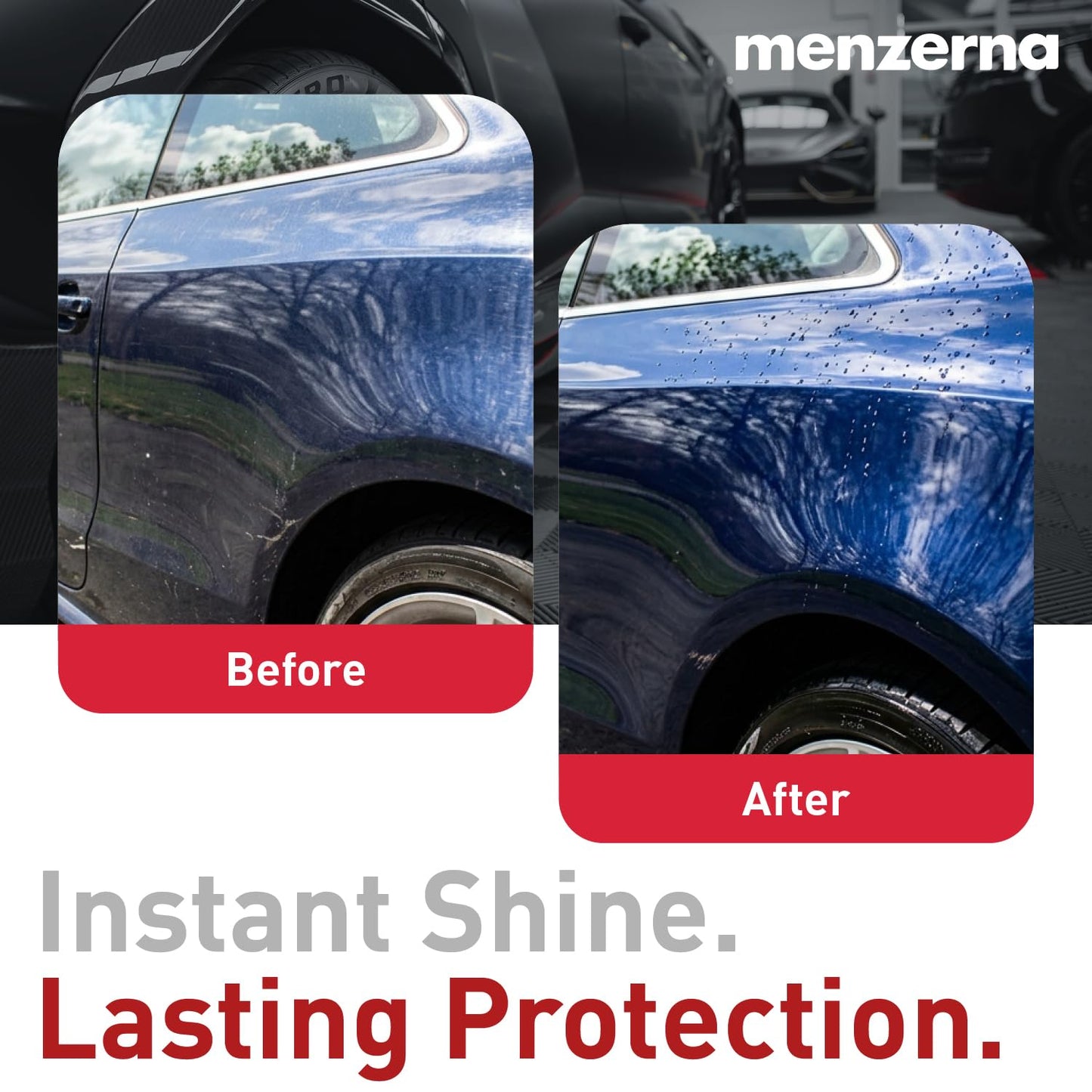menzerna “Super Finish Plus 3800” Car Polishing I Deep Gloss Polish for a Perfect Mirror-Like Finish I Polishing Compound for Micro Scratches & Holograms on Cars & SUVs I Silicone Free I 8 fl oz.