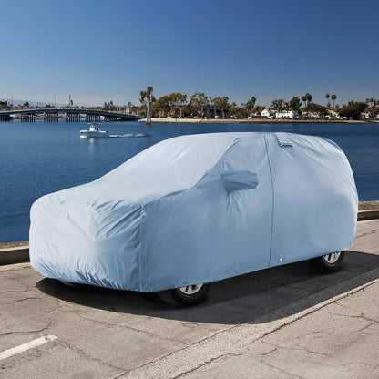 iCarCover 15-Layer Car Cover Waterproof All Weather | Premium Quality Car Covers for Automobiles, UV Protection, El Camino, Impala, Bel Air, Monte Carlo, Galaxie, Charger, Size C21 (See Size Chart) - Colors B