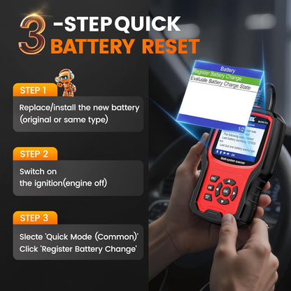 ANCEL BM700 PRO Fit for BMW Scanner - Battery Registration Tool, Code Reader for BMW/Mini/RR, Advanced OBD2 Scanner Auto V-I-N, Full System Diagnostic for BMW Scan Tool with All Reset Services (Blue)