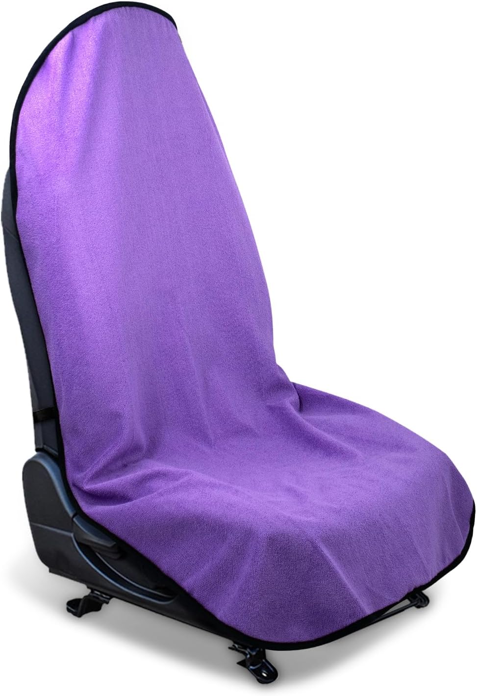 Waterproof Sweating Car Seat Cover for Post Gym Workout, Running, Swimming, Beach and Hiking, Universal Fit Non-Slip Towel Bucket Seat Protector for Cars SUV Trucks, Machine Washable (Grey)