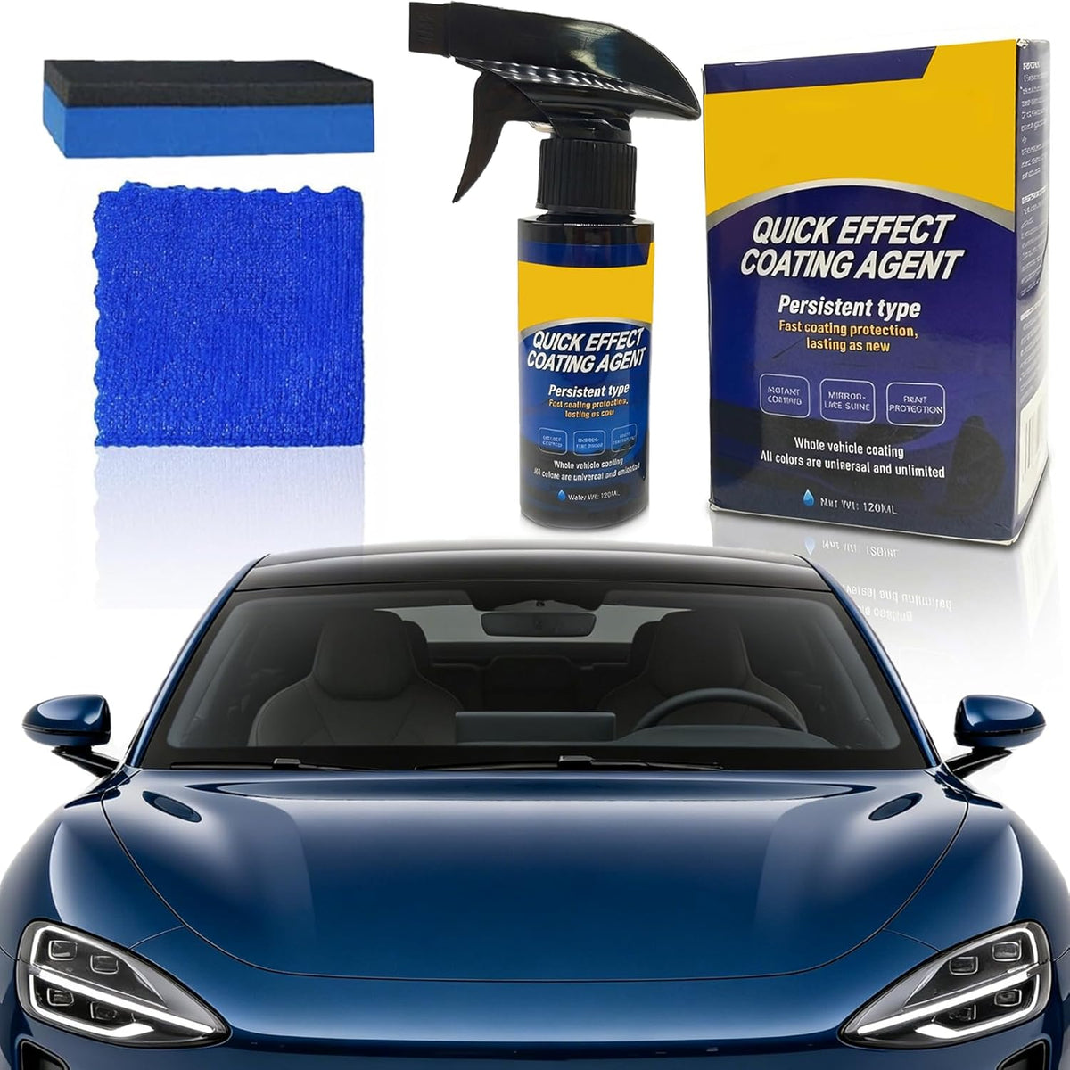 Headlight Restoration Kit, Headlight Cleaner: Erase Yellowing & Oxidation Restores Clarity with Long-Lasting UV Shield Headlight Cleaner and Restorer kit, Advanced Car Headlight Restoration Kit